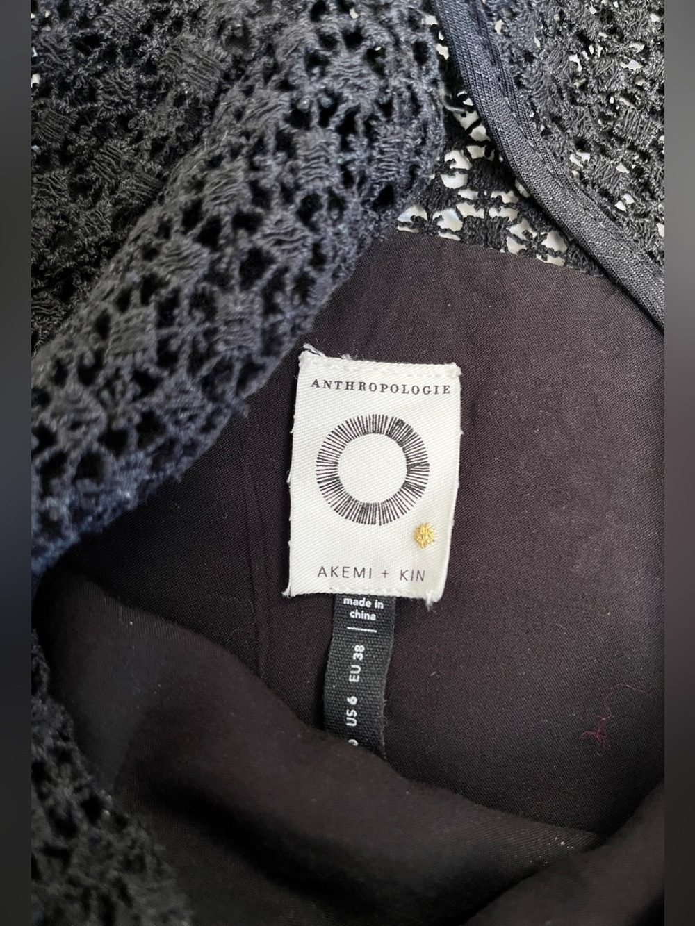 Anthropologie, Akemi + kin Maud Embroidered shift dress, size 6 - Picture 6 of 16